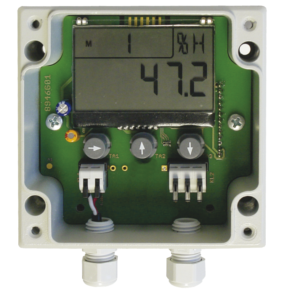 Digitaler Feuchte -Temperaturtransmitter MH8D46C mit geöffnetem Gehäuse