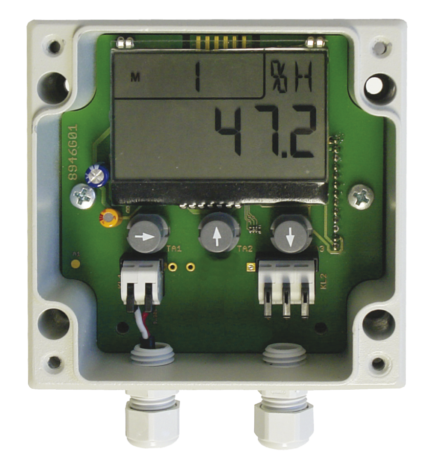 Digitaler Feuchte -Temperaturtransmitter MH8D46C mit geöffnetem Gehäuse