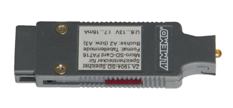 Connecteur mémoire ALMEMO® avec Micro-SD ZA 1904 SD